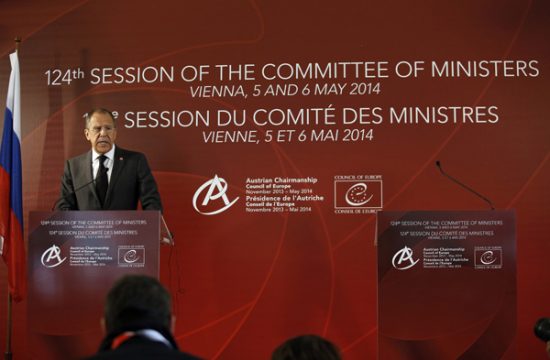 Der russische Außenminister Sergej Lawrow in Wien