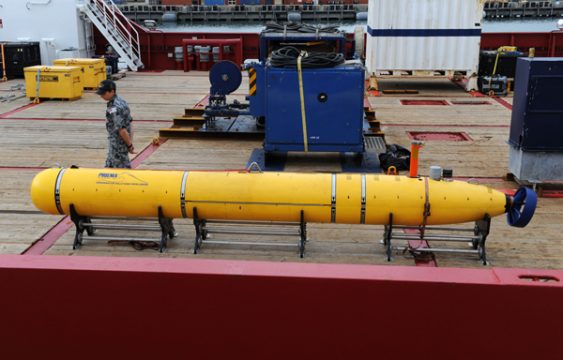 Die Suche mit dem unbemannten U-Boot "Bluefin-21" der US-Marine nach der malaysischen Maschine hat nichts gebracht