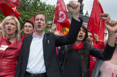 PS-Präsident Magnette am 10 Mai 2014