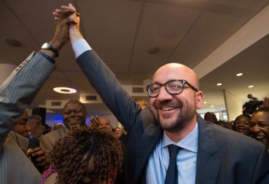 MR-Präsident Charles Michel sehr erfreut über das Abschneiden seiner Parte