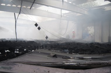 Brand bei NMC in Eynatten