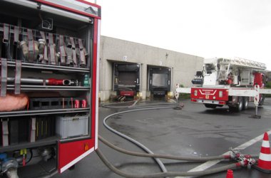 Brand bei NMC in Eynatten (20.Mai 2014)