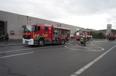 Brand bei NMC in Eynatten (20.Mai 2014)