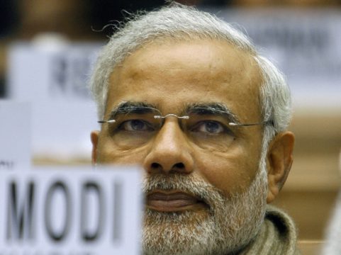 Der indische Premierministerkandidat Narendra Modi ist auf dem Weg zu einem Wahlsieg