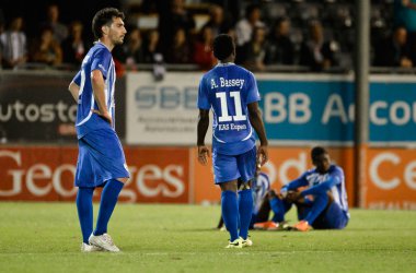 Aber dann kommt alles anders: Die AS verliert mit 1:2. Aufsteiger ist Mouscron nach einem 4:2-Sieg in Sint-Truiden (Bild: KAS Eupen/David Hagemann)