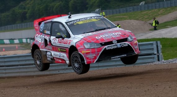 Testtag in Mettet: François Duval im VW Polo RX Supercar - Foto: Dimitri-Philippe Haulet