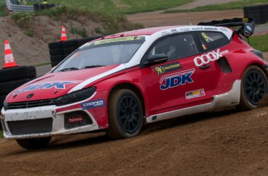 Testtag in Mettet: Michael De Keersmaecker im VW Scirocco RX Supercar - Foto: Dimitri-Philippe Haulet