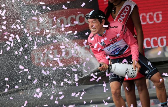 Rigoberto Uran gewinnt die 12. Etappe und übernimmt die Giro-Führung