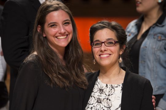 Belgische Halbfinalistinnen beim Königin-Elisabeth-Wettbewerb für Gesang: Sheva Tehoval und Jodie Devos