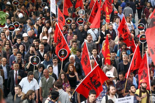 Nach Grubenunglück: Demonstration in Ankara (Bild) und anderen türkischen Städten