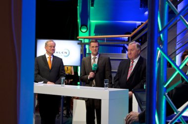 Superwahlsonntag: Hinter den Kulissen - BRF-Funkhaus in Eupen