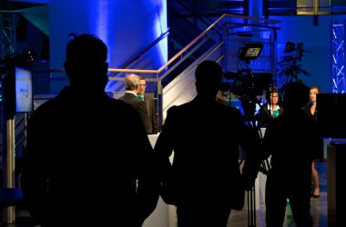 Superwahlsonntag: Hinter den Kulissen - BRF-Funkhaus in Eupen
