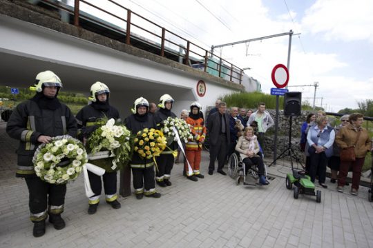 Ein Jahr nach dem Zugunglück: Gedenkfeier in Wetteren
