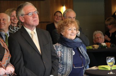 Lidi Carissimo, Schwiegertochter von Irene Janetzky, und der deutsche Botschafter Dr. Eckart Cuntz