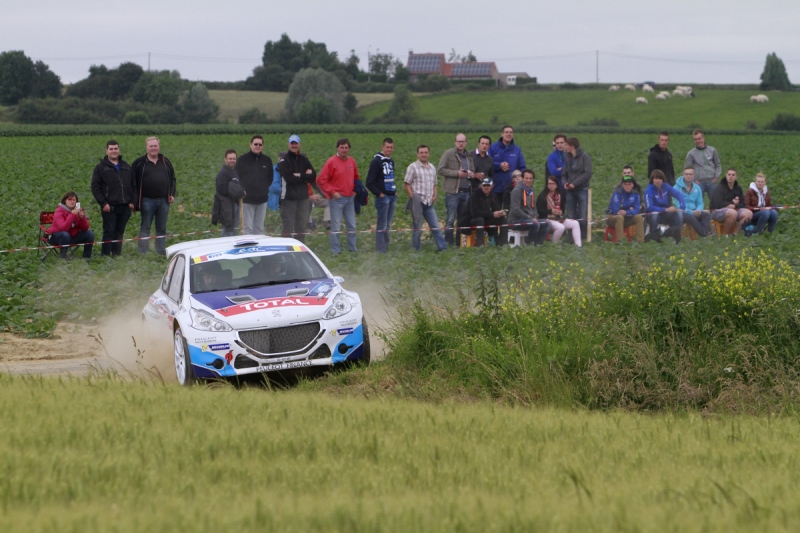 Ypern-Rallye: Kevin Abbring im Peugeot 208 T16