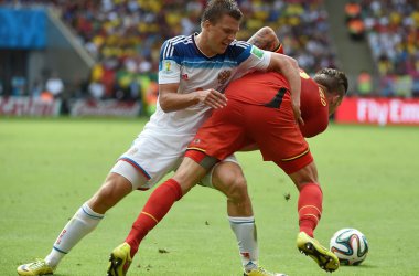 Belgien schlägt Russland 1:0 und steht im Achtelfinale - Christophe Simon/BELGA