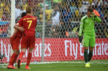 Belgien schlägt Russland 1:0 und steht im Achtelfinale - Foto: Christophe Simon/BELGA