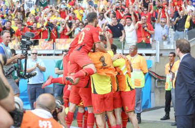 Belgien vs. Algerien (Endstand 2:1)