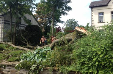 Unwetter hinterlässt Spuren, auch in Bütgenbach