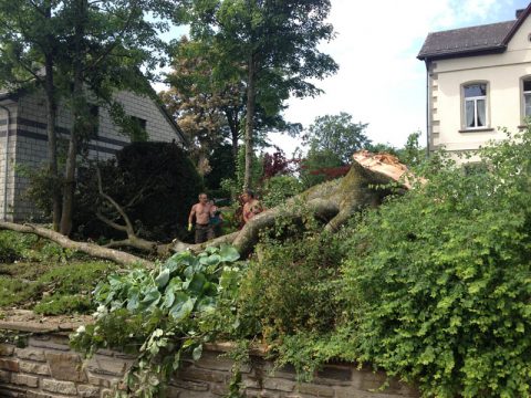 Unwetter hinterlässt Spuren, auch in Bütgenbach
