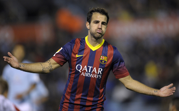 Cesc Fàbregas wechselt von Barcelona zum FC Chelsea (Bild vom 29.10.2013)