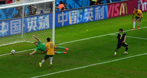 David Villa erzielte das 1:0