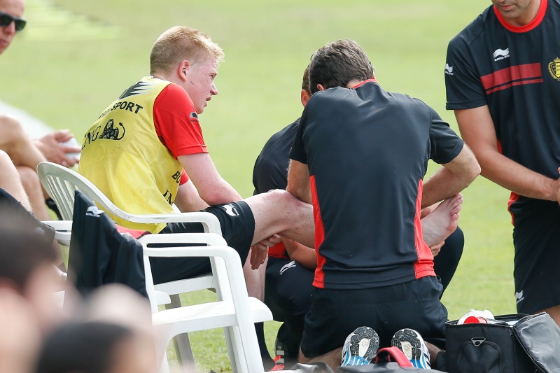 Kevin De Bruyne verletzt sich den Knöchel - "Nichts Schlimmeres", sagt Coach Marc Wilmots