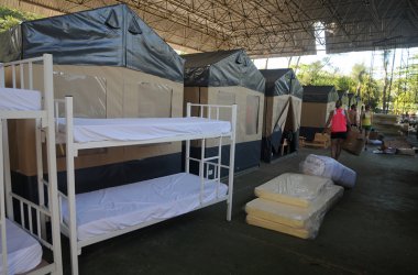 Der Campingplatz Devillage, in dem rund 500 Belgier die WM feiern wollten