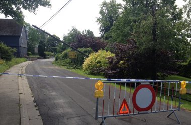 Unwetter hinterlässt Spuren, auch in Elsenborn