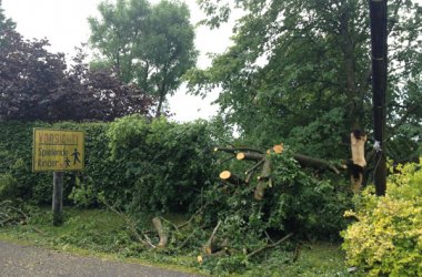 Unwetter hinterlässt Spuren, auch in Elsenborn