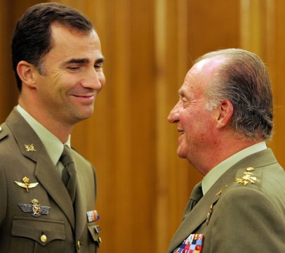 Felipe VI. wird das Königsamt von seinem Vater Juan Carlos übernehmen (Bild vom 11.10.2005)