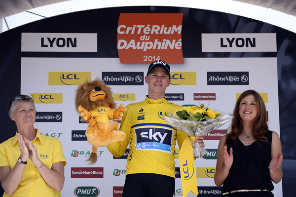 Christopher Froome hat die erste Etappe der Dauphiné-Rundfahrt gewonnen.