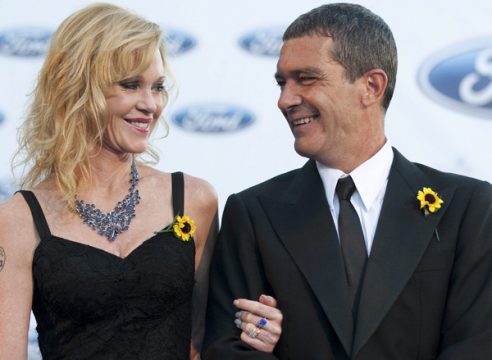 Melanie Griffith und Antonio Banderas am 4.8.2011 bei der Starlite Gala