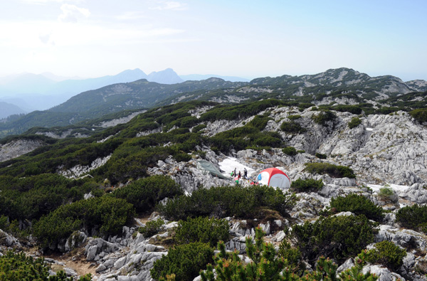 Der Eingang zur Höhle bei Berchtesgaden