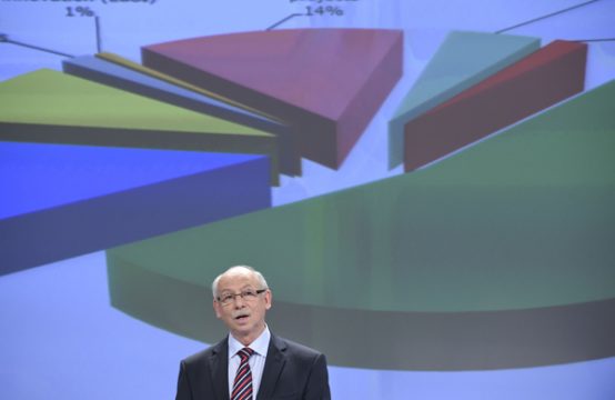 Budgetkommissar Janusz Lewandowski am Mittwoch in Brüssel