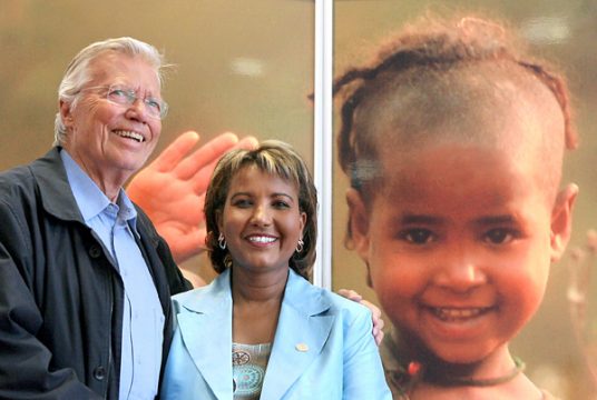 Karlheinz Böhm mit Gattin Almaz (Mai 2006)