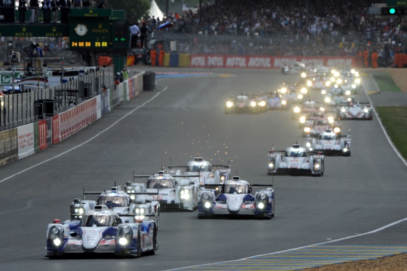 Start der 24h du Mans 2014