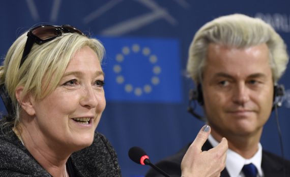 Marine Le Pen und Geert Wilders (Bild vom 28.5.)