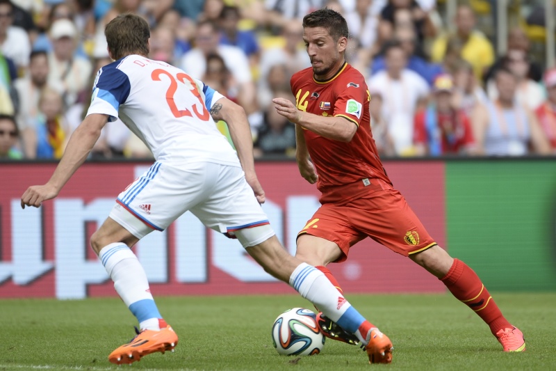 Belgien schlägt Russland 1:0 und steht im Achtelfinale - Foto: Dirk Waem/BELGA