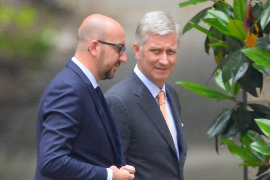 König Philippe ernennt MR-Präsident Charles Michel zum neuen Informator