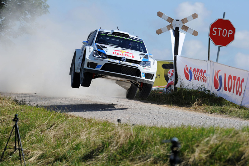 Rallye Polen: Sébastien Ogier im VW Polo R WRC