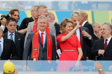 Belgien schlägt Russland 1:0 und steht im Achtelfinale - Foto: Bruno Fahy/BELGA