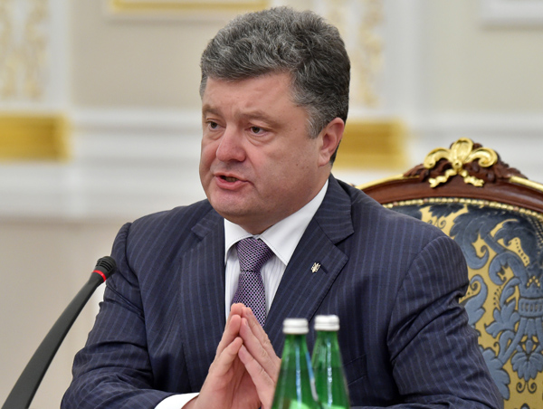 Der ukrainische Präsident Petro Poroschenko