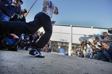 Auch die Stars der Rallye-WM sind im Fußballfieber