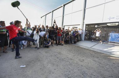 Auch die Stars der Rallye-WM sind im Fußballfieber