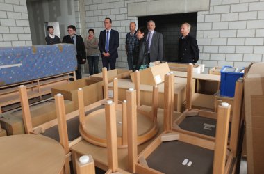 Schulausbau in Amel: Zusatzkonvention wegen Umzugs des Kindergartens unterzeichnet