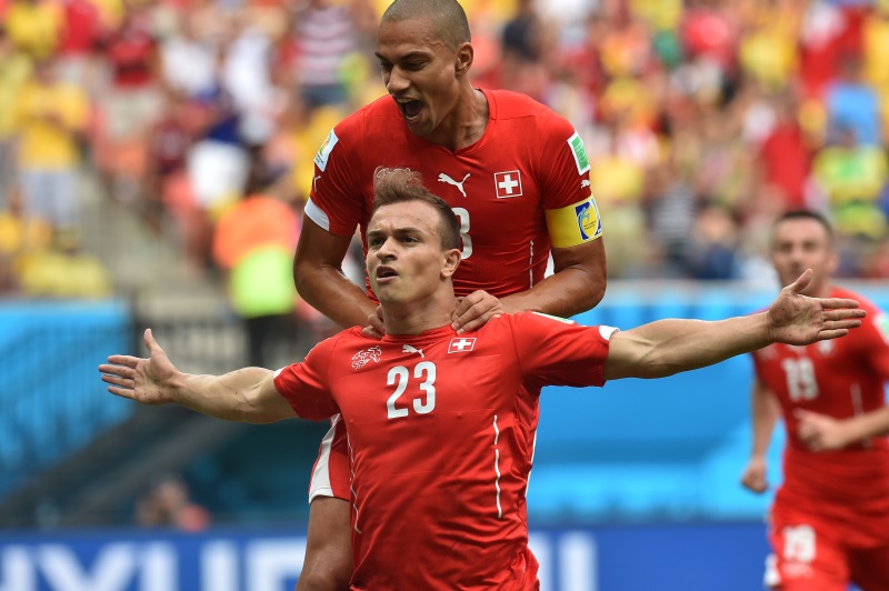 Shaqiri erzielte alle Schweizer Treffer