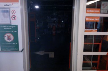 Stromausfall im Eupen Plaza - Colruyt