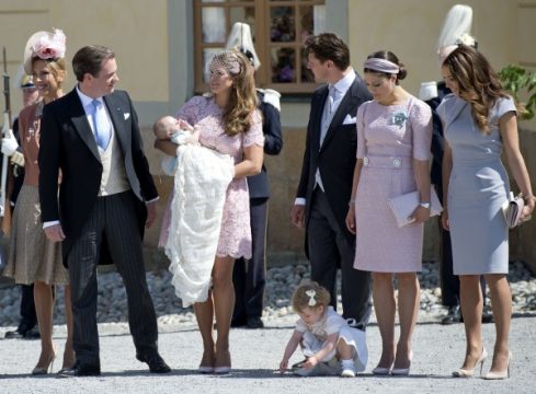 Taufe von Schwedens Prinzessin Leonore auf Schloss Drottningholm