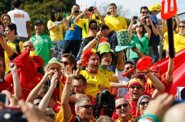 Teufel-Fans in Belo Horizonte